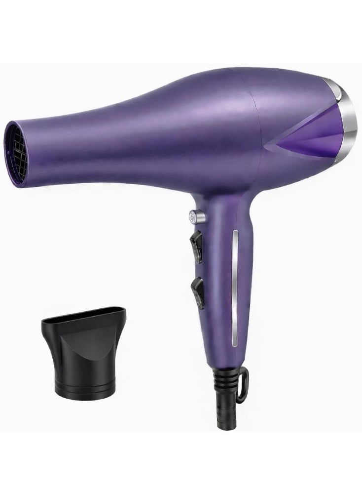 silver chest Professional Salon Hair Dryer | Heavy Duty Motor | Fast Drying & Styling | 1.5 Meter Power Cord | Includes Concentrator Nozzle - Image 4